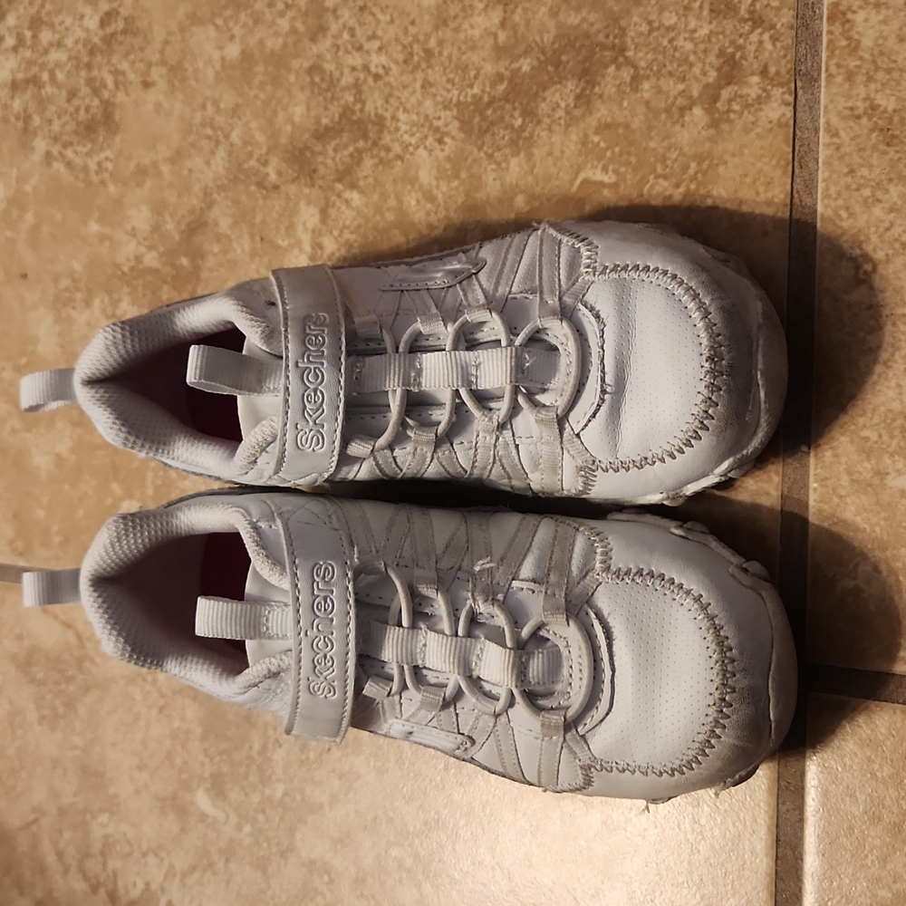 Size 13 girls white sneakers